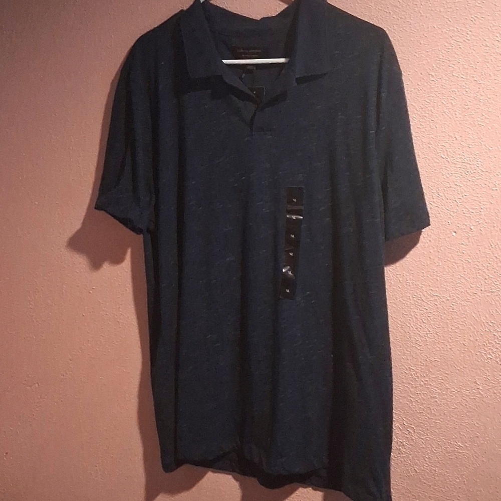 NWT Mens banana republic polo Cotton Blend Light Weight XL